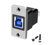 MEIRIYFA Adattatore per stampante da USB 3.0 tipo B a tipo A, adattatore AF/BF da 5 Gbps USB3.0 tipo A femmina a USB B stampa femmina convertitore adattatore per PC stampante, scanner e fax