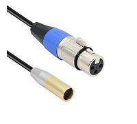 MEIRIYFA Cavo Adattatore da Mini XLR Maschio a XLR Femmina - 3 Pin, Cavo Audio 0,3 m