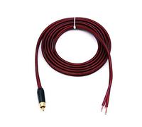 MEIRIYFA Cavo Audio RCA Nudo per Altoparlanti, Amplificatore e Subwoofer (Maschio)