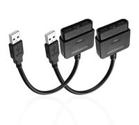 "MEIRIYFA Cavo convertitore Adattatore da Controller PS2 a USB Compatibile con Controller PS2/PS3, Gamepad a Controller PS3/PC, Confezione da 2, 20 cm