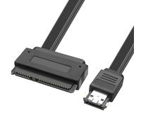 MEIRIYFA Cavo di alimentazione SATA 22Pin a ESATA, Power eSATA a SATA 22 pin, cavo di prolunga per trasferimento dati 12 V, 5 V, per hard disk da 2,5"/3,5", 50 cm
