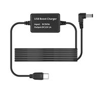 MEIRIYFA Cavo di alimentazione USB tipo C da 5 V a DC 12 V, cavo di alimentazione Step Up, maschio da tipo C a spina DC 5,5 x 2,1 mm, spina jack adattatore per router, CCTV, altri dispositivi da 12 V