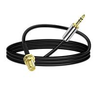 MEIRIYFA Cavo di prolunga da SMA a TRS da 3,5 mm, SMA a 1/8", spina TRS, adattatore RF coassiale, cavo di prolunga per antenna radio (1 m) (SMA femmina)