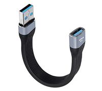 MEIRIYFA Cavo di Prolunga USB 3.0 da 10 Gbps Tipo A Cavo di prolunga da maschio a femmina Trasferimento dati SuperSpeed compatibile con tastiera USB, unità flash, disco rigido - 14 cm