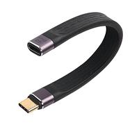 MEIRIYFA Cavo di Prolunga USB Tipo C 40Gbps, Cavo USB-C Corto da Maschio a Femmina Supporto Thunderbolt 3 PD 100 W Ricarica Rapida per Telefoni di Tipo C Laptop - 13,8 cm