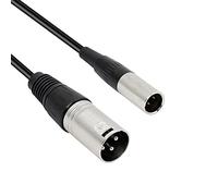 MEIRIYFA Cavo per microfono mini XLR maschio a XLR, mini XLR 3 pin a 3 pin XLR Card Nong maschio per telecamera BMPCC 4K Video Assist 4K Sharp 8K (0,3 M) (mini XLR maschio a XLR maschio)