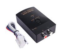 MEIRIYFA Convertitore stereo da alto a basso, adattatore di uscita per linea a 2 canali RCA da alto a basso, regolabile con cavo di controllo dell'amplificatore di potenza