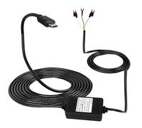 MEIRIYFA Dash Cam ACC Hardwire Kit, Micro USB Hardwire Dashcam Kit Step-Down Cavo, 12V-24V a DC 5V 3A Car Dash Charger Cavo di alimentazione - 3.5M