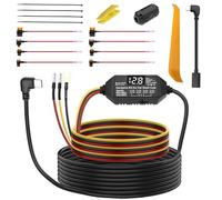 MEIRIYFA Dash Cam Acc Hardwire Kit USB Tipo C Hardwire Kit Fusibile 12V-24V a DC 5V 3A Dashboard Auto Camera Caricabatterie Cavo di alimentazione con protezione a bassa tensione per Dashcam GPS