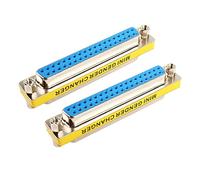 MEIRIYFA DB37 37 Pin Gender Changer D-SUB 37Pin Femmina a Femmina Accoppiatore Cavo seriale Cambio di genere Adattatore VGA Connetor - 2PCS