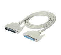 MEIRIYFA DB37 - Cavo di prolunga seriale D-SUB 37 pin maschio a femmina per stampante parallela con nucleo in rame puro per stampante, PC, reti - 1,5 m