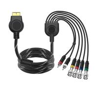 MEIRIYFA PS2 PS3 Component AV cavo audio video HDTV cavo con 4 connettori BNC RGB RGBS per console PS2/PS3, monitor CRT - 1,8 m