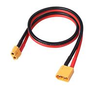 MEIRIYFA XT60 Cavo di Prolunga, Maschio a Femmina, Adattatore Con 50 cm 12AWG Cavo in Silicone