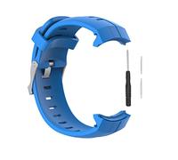Meiruo Bracciale Cinturino Braccialetto di Ricambio Cinturino in Silicone per Suunto Spartan Sport/Suunto Ambit 3 Vertical (Blu)