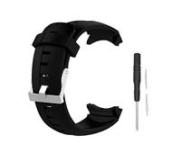 Meiruo Bracciale Cinturino Braccialetto di Ricambio Cinturino in Silicone per Suunto Spartan Sport/Suunto Ambit 3 Vertical (Nero)
