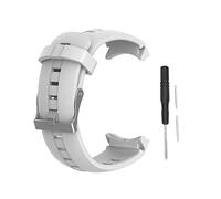 Meiruo Bracciale Cinturino Braccialetto di Ricambio Cinturino in Silicone per Suunto Spartan Sport/Suunto Ambit 3 Vertical (Bianca)