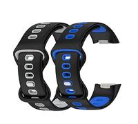 Meiruo Cinturino in Silicone Braccialetto di Ricambio Cinturino per Fitbit Charge 5 (Color 3)