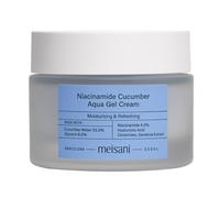 Meisani Niacinamide Cucumber Aqua Gel Cream, Crema viso rinfrescante con cetriolo e niacinamide, texture gel (50 ml)
