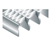 MEISER Grigliato standard da costruzione zincato a caldo a maglia stretta MT 33/11 mm