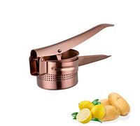 Meisha Schiacciapatate - Schiacciapatate Manuale in Acciaio Inossidabile for Patate, Frutta, Verdura, Igname, Zucca, Alimenti for Bambini e Altro - Oro/851 (Color : Rose Gold)