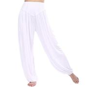 MEISHINE® - Pantaloncini Sportivi - Donna Bianco L