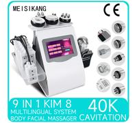 MEISIKANG 9 in 1 40K cavitazione ultrasuoni KIM8 massaggio per la perdita di peso Ems macchina per modellare il corpo massaggiatore anticellulite terapia ultrasuoni macchinari dimagrimento