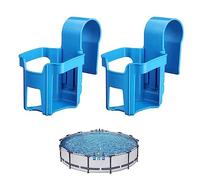 MEISO 2 portabicchieri per piscina, portabevande per piscina, portabicchieri in plastica per piscine, porta bevande idromassaggio, senza fuoriuscite, accessori per piscina