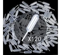 Meiso Set di 120 Pipette in Plastica da 4 ml, Minimalista, Ideali per Cioccolato