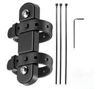 MEISO Supporto adattatore per porta borraccia per bicicletta, universale, per mountain bike, supporto per porta bottiglia, accessori da equitazione con cinghia antiscivolo, installazione semplice