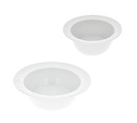 MEISSEN Royal Blossom - Set di 2 ciotole in porcellana, colore: Bianco