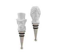 MEISSEN Set di 2 tappi per bottiglie in porcellana da donna e gentleman