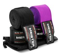 Meister 180 " Elite Bende - Premium 2 Pacco Con / Borsa Rete - Elastico Boxe Mma