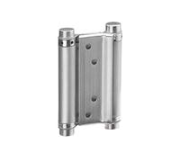 Meister 311356 - Cardine per porta apribile nei due sensi, in acciaio INOX spazzolato, 100 mm