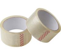 Meister Nastro Adesivo 45 m x 48 mm, Trasparente, 2 Pezzi, unità