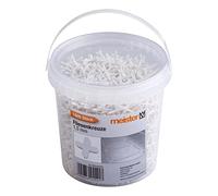 Meister 4426950 - Pratico set da 1800 pezzi, in polipropilene robusto, accessorio per piastrelle e fughe