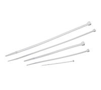 Meister 7452480 - Fascette fissacavo, 250 pezzi, nero Bianco