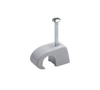 Meister 7454130 7454130-Fascetta per Fissaggio Cavi, Colore: Grigio, Pezzi in Pratico Set, 7-11 mm (200 Stück)