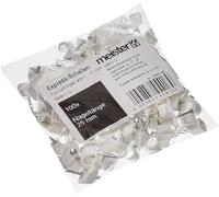 Meister 7454160 - Fascetta per cavi e cavi, 7-11 mm, 100 pezzi, colore: Bianco