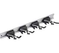 Meister 9953160 - Barra portautensili da 500 mm, con 4 Supporti per Attrezzi, in Alluminio, Facile da Montare, per Attrezzi da Giardino