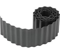 Meister 9957130 - Bordo Flessibile per aiuole e aiuole, 9 m di Lunghezza e 15 cm di Altezza, in plastica Resistente agli Urti, Facile da Montare, affidabile barriera per Radici, aiuole
