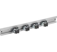 Meister, Barra porta attrezzi in alluminio, incl. 4 supporti per attrezzi, 500 mm, 9953160