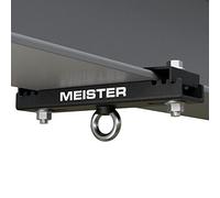 Meister Beam Clamp Hanger Mount per Sacchi Pesanti da Boxe e MMA, Cinghie di Sospensione e plafoniere - Nero - 14 cm - 19 cm