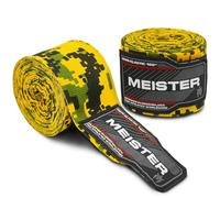 Meister Bende Semi-Elastiche da Adulto di 180 Pollici (457 cm) per MMA e Boxe (Coppia) - Camo dell'Esercito
