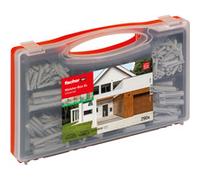 fischer Meister-Box XL Universal, set di tasselli da 290 pezzi, diametro 5-10 mm, lunghezza 30-60 mm, per tutta la casa, per fai da te e professionisti, tasselli UX