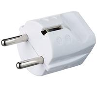 Meister Connettore con contatto di protezione - plastica - bianco - 250 V - 16 A - sezione massima del cavo 2,5 mm² - IP20 interno - introduzione dritta/spina Schuko con scarico della trazione /