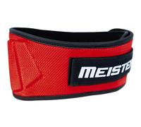 Meister Contoured Neoprene Weight Lifting Belt - Rosso Potenza Supporto Schiena