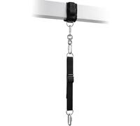 Meister Fascio Wrap + cinghia di estensione kit di montaggio per appendere borse pesanti - 20,3 cm - 96,5 cm - nero