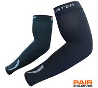 Meister Hex Compressione Braccio Maniche - da Basket Baseball Calcio Tiro Paio