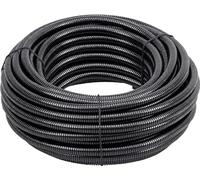 Meister Isolante Flessibile, Nero, 750 N (Medio), Filettatura, ignifugo, Adatto per pareti Cave, massetto o calcestruzzo, corrugato, Vuoto, Tubo di Protezione, 7480670, 25 m (M16)