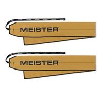 Meister Lockdown Fasce Polso - Supporto Regolabile Non Elasticizzato per Sollevamento Pesi, Forza e Cross Training - Coyote
